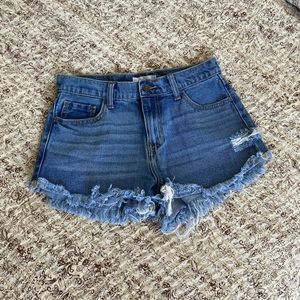 Cello high waisted jean shorts